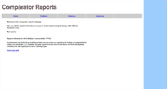 Desktop Screenshot of comparatorreports.se